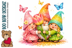 Spring Gnomes Clipart Product Image 1