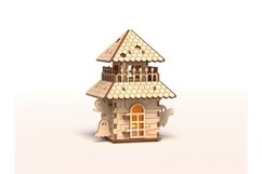 Halloween House - Laser cut file - Halloween house Product Image 5