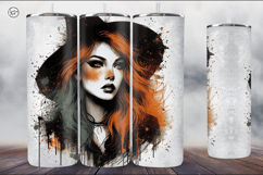 4 Witch Seamless Tumbler Sublimation, 20 oz Tumbler Wrap Product Image 2