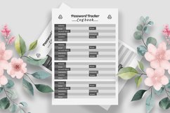 Password Tracker Logbook KDP Interior Product Image 2