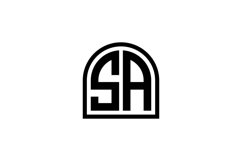 SA logo design Product Image 1