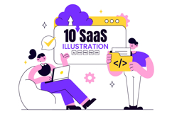 10 SaaS Vector Illustration Product Image 1