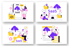 10 SaaS Vector Illustration Product Image 2