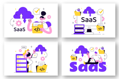 10 SaaS Vector Illustration Product Image 3