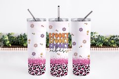 Halloween Tumbler Wrap Sublimation PNG - Spooky Vibes Product Image 2