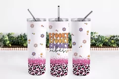 Halloween Tumbler Wrap Sublimation PNG - Spooky Vibes Product Image 2