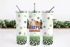 Halloween Tumbler Wrap Sublimation PNG - Hippie Halloween Product Image 2