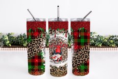 Christmas Gnome Sublimation Tumbler Wrap Product Image 1