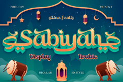 Sabiyah - Arabic Display Font Product Image 1