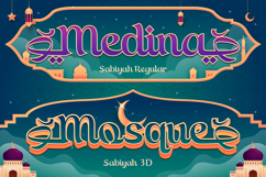Sabiyah - Arabic Display Font Product Image 5