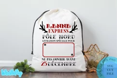 Sac Du Père Noël Svg Dessins Père Noël Svg Noël Svg Product Image 2