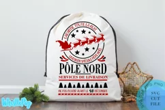 Sac Du Père Noël Svg Dessins Père Noël Svg Noël Svg Product Image 11