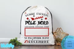 Sac Du Père Noël Svg Dessins Père Noël Svg Noël Svg Product Image 3
