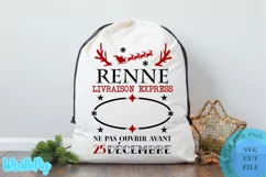 Sac Du Père Noël Svg Dessins Père Noël Svg Noël Svg Product Image 4