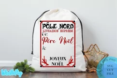 Sac Du Père Noël Svg Dessins Père Noël Svg Noël Svg Product Image 5