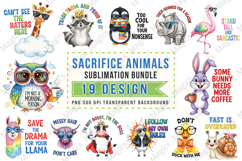 Sacrifice Animals Sublimation Bundle, Animals Png Design Product Image 1