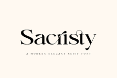 Sacristy | A Classy and Elegant Serif Font Product Image 1