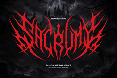 Sacrumy | Black Metal Font Product Image 2