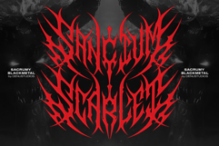 Sacrumy | Black Metal Font Product Image 3