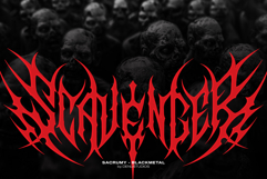 Sacrumy | Black Metal Font Product Image 5