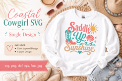 Summer Coastal Cowgirl Quote SVG, Product Image 5