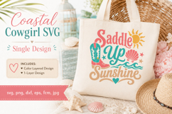 Summer Coastal Cowgirl Quote SVG, Product Image 6