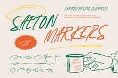 Saeton Markers  Natural Handwritten Product Image 1