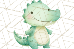 Pastel Safari Baby Animals Clipart PNG, Nursery Watercolor Product Image 5