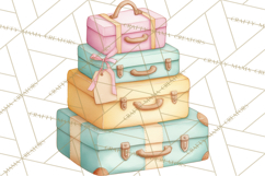 Pastel Safari Baby Animals Clipart PNG, Nursery Watercolor Product Image 3