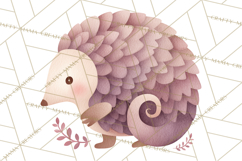 Pastel Safari Baby Animals Clipart PNG, Nursery Watercolor Product Image 2