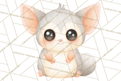 Pastel Safari Baby Animals Clipart PNG, Nursery Watercolor Product Image 5