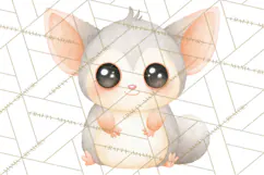 Pastel Safari Baby Animals Clipart PNG, Nursery Watercolor Product Image 5