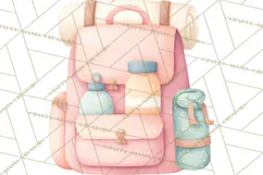 Pastel Safari Baby Animals Clipart PNG, Nursery Watercolor Product Image 5