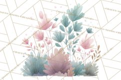 Pastel Safari Baby Animals Clipart PNG, Nursery Watercolor Product Image 3
