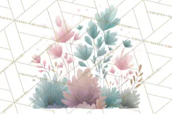 Pastel Safari Baby Animals Clipart PNG, Nursery Watercolor Product Image 3