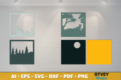 Tiger Safari Animal 3D Shadowbox Layered Papercut Product Image 3