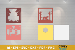 Tiger Safari Animal 3D Shadowbox Layered Papercut Product Image 3