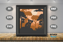 Koala Safari Animal 3D Shadowbox Layered Papercut Product Image 3