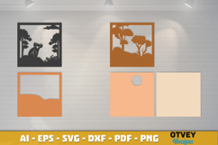 Koala Safari Animal 3D Shadowbox Layered Papercut Product Image 2