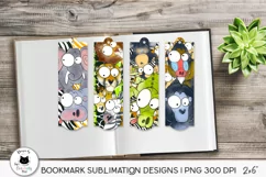 safari animal bookmarks on a book
