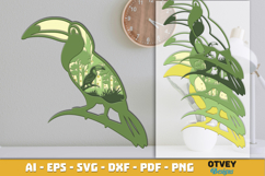 Safari Animal Laser Cut SVG | Wildlife Multilayer Laser Cut Product Image 2