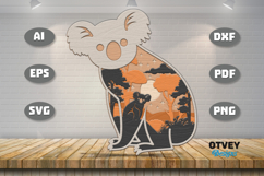 Safari Animal Laser Cut SVG | Wildlife Multilayer Laser Cut Product Image 2