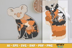 Safari Animal Laser Cut SVG | Wildlife Multilayer Laser Cut Product Image 1