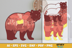 Safari Animal Laser Cut SVG | Wildlife Multilayer Laser Cut Product Image 1