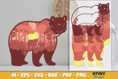 Safari Animal Laser Cut SVG | Wildlife Multilayer Laser Cut Product Image 1