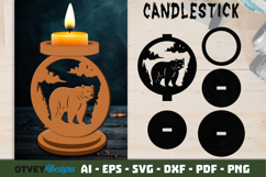 Safari Animals Candlestick Laser Cut SVG BUNDLES Product Image 6