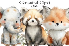 Safari Animals Clipart Product Image 1