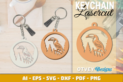 Safari Animals Keychin Lasercut Product Image 1