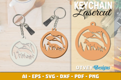 Safari Animals Keychin Lasercut Product Image 1