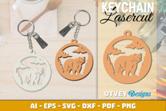 Safari Animals Keychin Lasercut BUNDLES 12 DESIGNS Product Image 8